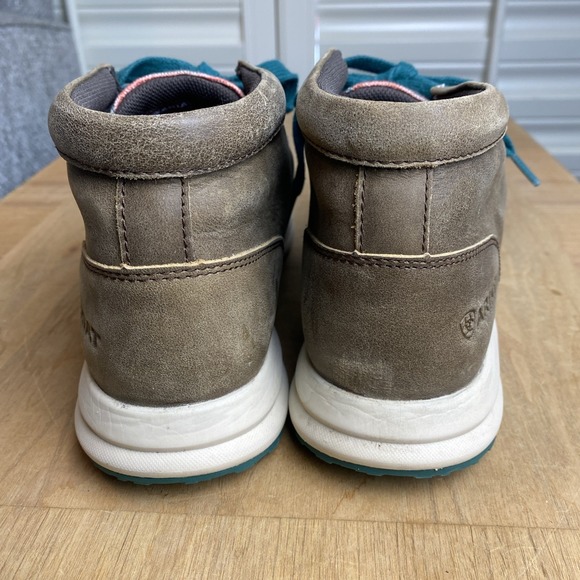 ARIAT SERAPE SPITFIRE BOOTS WOMENS ANKLE LEATHER CANVAS LACE UP SZ 8.5B Cowgirl - Picture 6 of 10